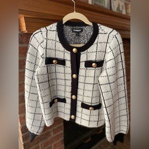 Express sweater coat